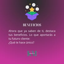 Consejo para destacar beneficios de marca