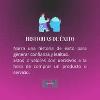 Consejo para utilizar historias de éxito